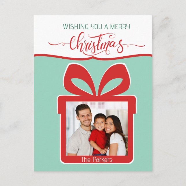 Cartão Postal Foto Feliz Natal (Frente)