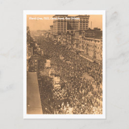 Cartão Postal Foto histórica de Mardi Gras New Orleans 1925