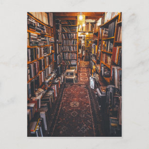 Cartão Postal Foto Interna da Livraria Usada