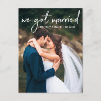 Foto Manuscrita De Script Que Nos Casamos