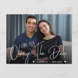 Cartão Postal Foto: Mudar O Anúncio De Casamento De Data