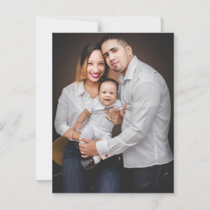 Cartão Postal Foto Personalizada da Família