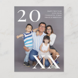 Cartão Postal Foto personalizada de ano novo (cartão postal devo