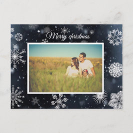 Cartão Postal Foto personalizada de Natal