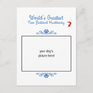 Cartão Postal Foto personalizada! Grande corredor da Nova Zelân