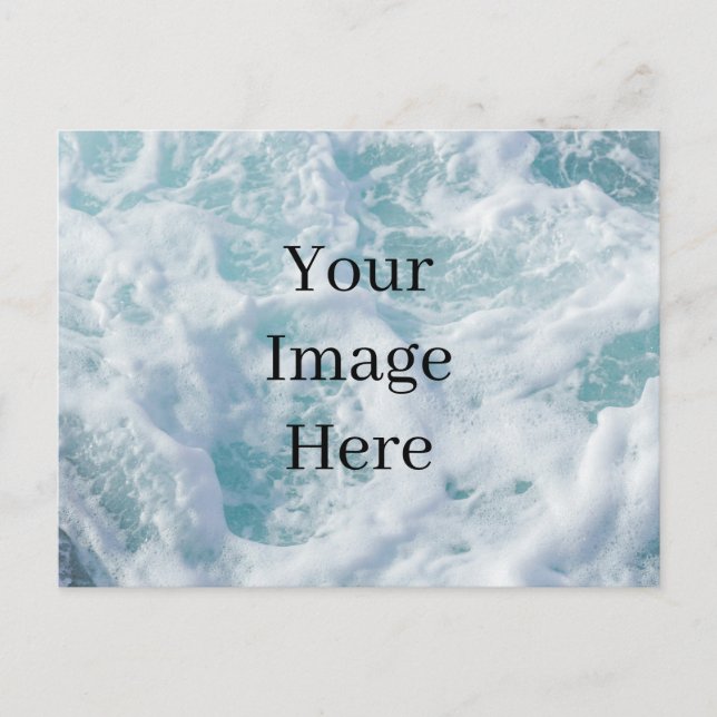 Cartão Postal Foto personalizada personalizada e texto (Frente)