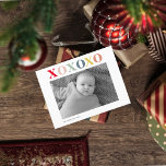 Cartão Postal Foto pessoal moderna | XoXoXoXo colorido<br><div class="desc">Foto pessoal moderna | XoXoXoXo colorido</div>
