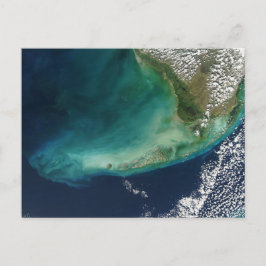 Cartão Postal Foto por satélite das Florida Keys
