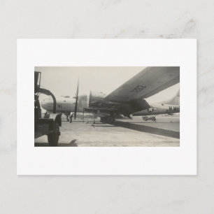 Cartão Postal Foto Real Antiga do Bombardeiro B-29 da Segunda Gu