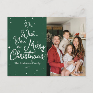 Cartão Postal Foto Roscas de Natal Feliz Aniversário
