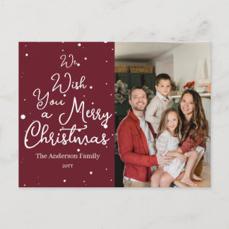 Cartão Postal Foto Roscas de Natal Feliz Aniversário