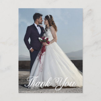 Cartão Postal Foto Simples De Casamento Adicione Sua Saudação Ob
