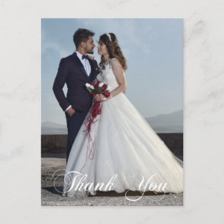 Cartão Postal Foto Simples De Casamento Adicione Sua Saudação Ob