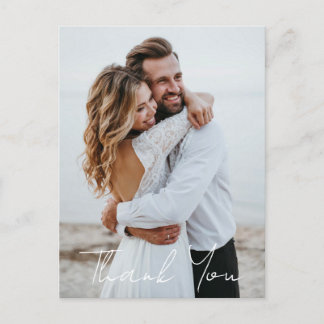 Cartão Postal Foto Simples De Casamento Adicione Sua Saudação Ob