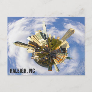 Cartão Postal Foto Skyline de Cidade Única da Carolina do Norte
