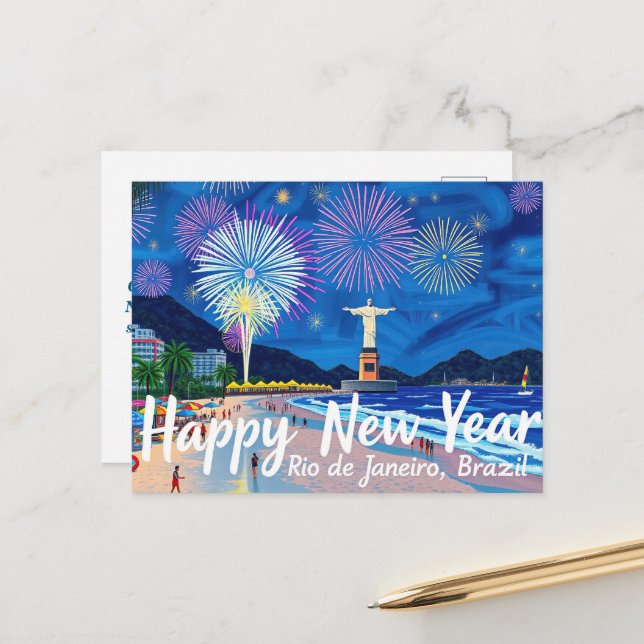 Cartão Postal Foto surpreendente no Rio de Janeiro (Frente/Verso In Situ)