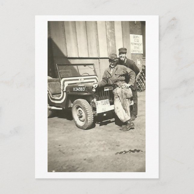 Cartão Postal FOTOBOMB! Cartão-postal Vintage 1940 (Frente)