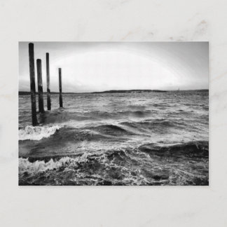 Cartão Postal fotografia a preto e branco