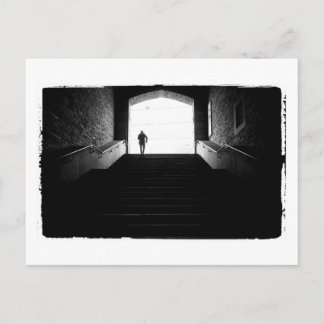 Cartão Postal fotografia a preto e branco de aza