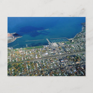 Cartão Postal Fotografia aérea de Dunkirk