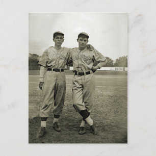 Cartão Postal Fotografia Antiga de Beisebol de La Crosse Wiscons