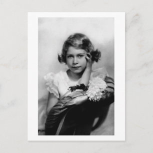Cartão Postal Fotografia antiga Princesa Elizabeth