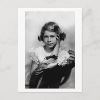 Cartão Postal Fotografia antiga Princesa Elizabeth