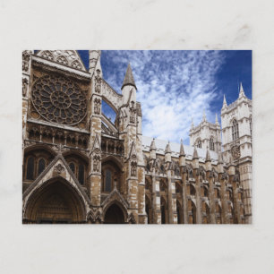 Cartão Postal Fotografia clássica Westminster Abbey London Rein