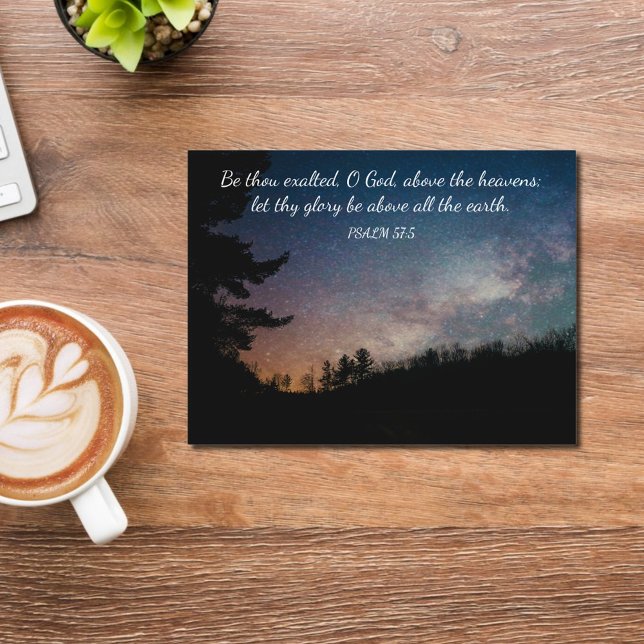 Cartão Postal Fotografia da Natureza do Céu Noturno Inspirador (Criador carregado)