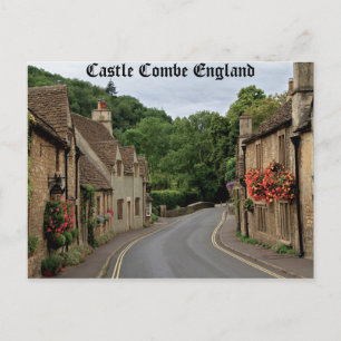 Cartão Postal Fotografia de alta definição de Castle Combe Eng