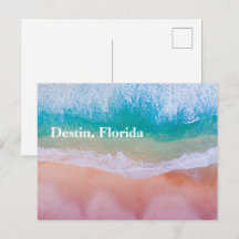 Fotografia de bela praia ao pôr do sol em Destin F