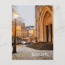 Cartão Postal Fotografia de Bruxelas Bélgica Sablon