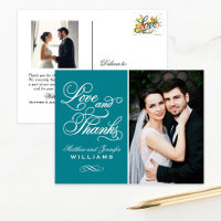 Fotografia de casamento Teal Blue Ornate Love and 