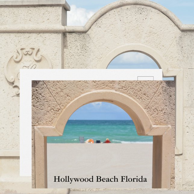 Cartão Postal Fotografia de Hollywood Beach Florida (Criador carregado)
