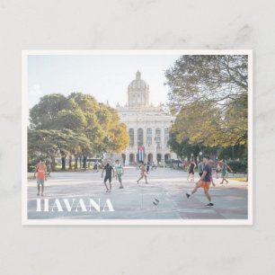 Cartão Postal Fotografia de Rua do Edifício do Capitólio de Hava