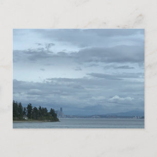 Cartão Postal Fotografia de Viagem da Orla Marítima de Seattle