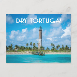 Cartão Postal Fotografia do farol da Flórida de Tortugas Seco