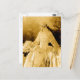 Cartão Postal Fotografia do ouro Vintage Bride (Frente/Verso In Situ)