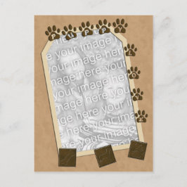 Cartão Postal Fotografia do Puppy Love Modelo