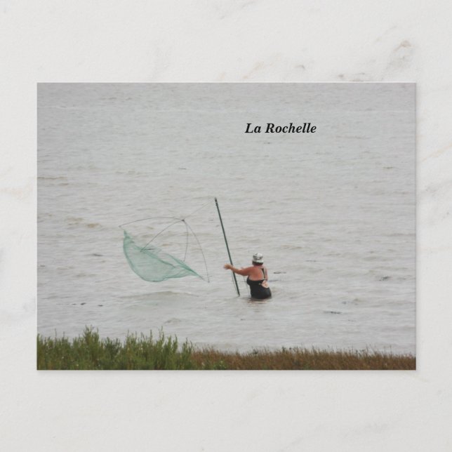 Cartão Postal Fotografia La Rochelle, França - (Frente)