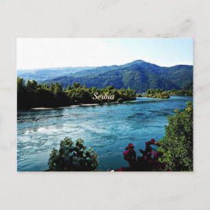 Cartão Postal Fotografia paisagística da Sérvia