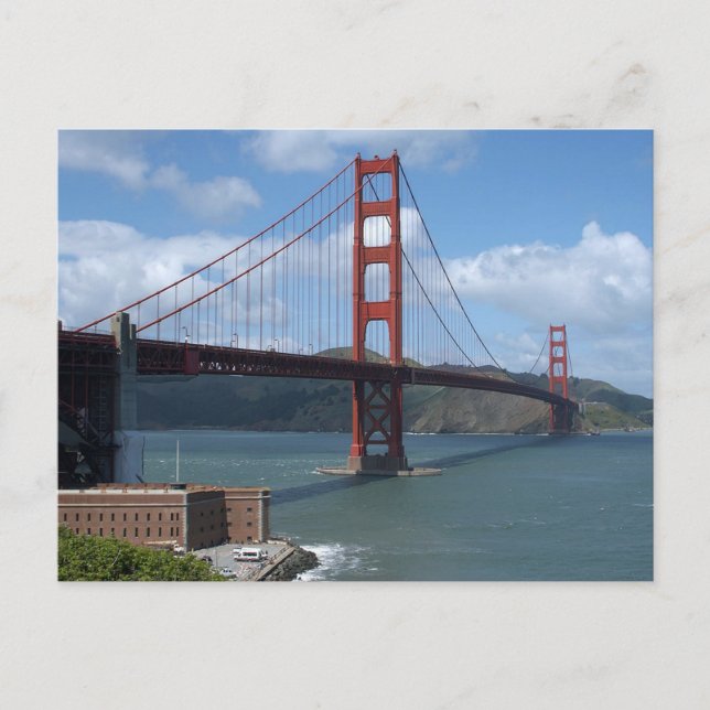 Cartão Postal Fotografia São Francisco, EUA - (Frente)