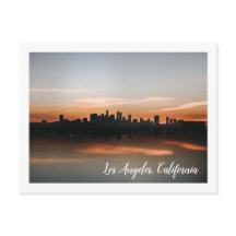 Fotografia Skyline de Los Angeles no Sunset