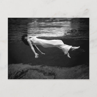 Cartão Postal Fotografia subaquática da forma