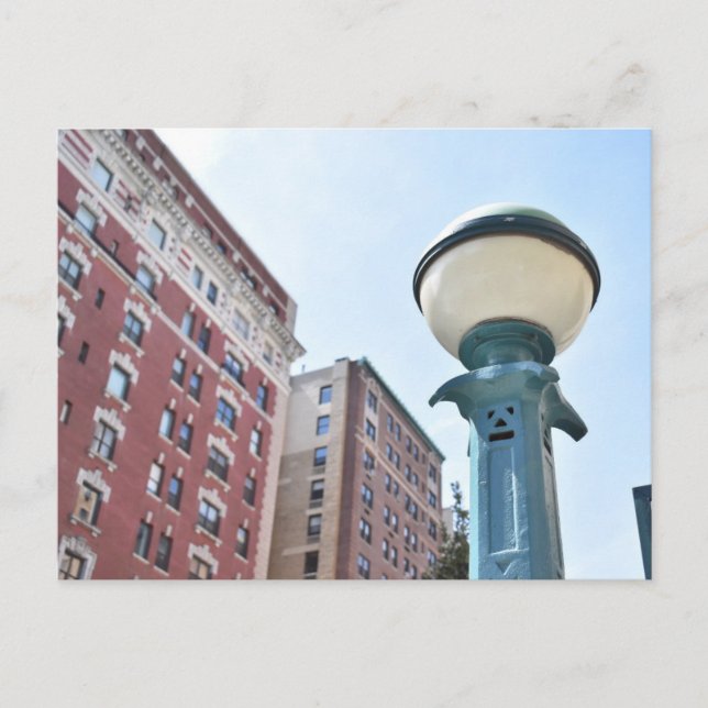 Cartão Postal Fotografia Urbana do Metrô de Nova Iorque (Frente)