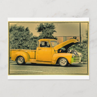 Cartão Postal Fotografias de Caminhão Vintage Antigo Clássico T 