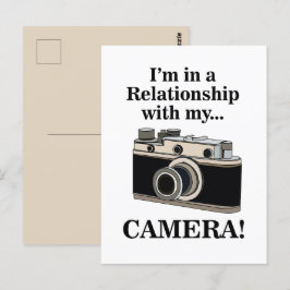 Cartão Postal Fotógrafo Engraçado da Câmera Vintage
