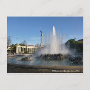 Cartão Postal Fotopostkarte Wien "Heldenkmal der Roten Armee"