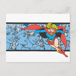 Cartão Postal Fotos da Supergirl Head