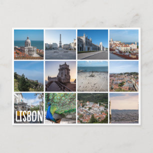Cartão Postal Fotos do mosaico de Lisboa em Portugal